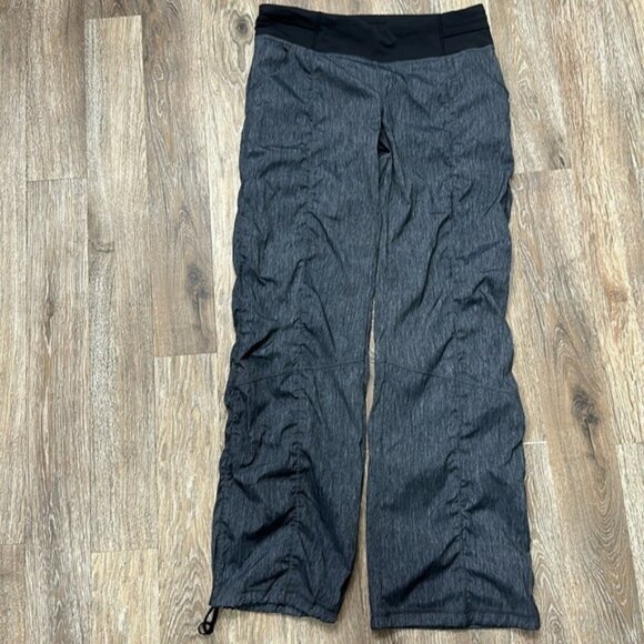 Lucy Get Going Pants Activewear Gray Full Length cinched hem size medium - Picture 1 of 5